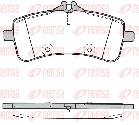 Передні тормозні колодки A0074204220 Mercedes