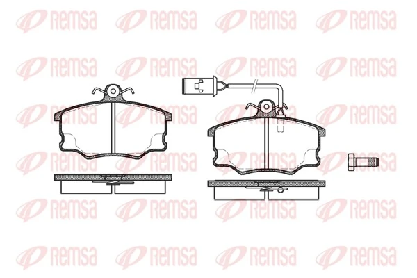 Купити 795428 Fiat/Alfa/Lancia Колодки гальмівні передні, дискові