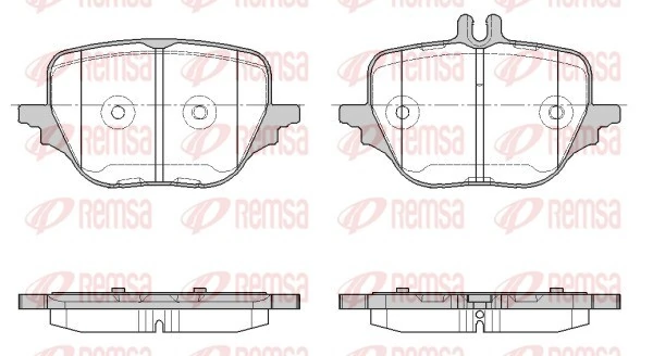 Задні гальмівні колодки A0004204103 Mercedes