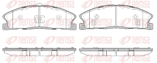 Гальмівні колодки ASA PMD1611AT ціна, від 53.82 USD