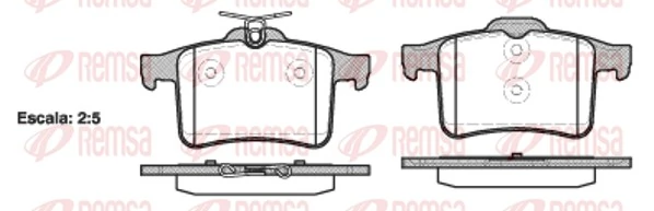 Купити C2D60655 Jaguar Задні колодки