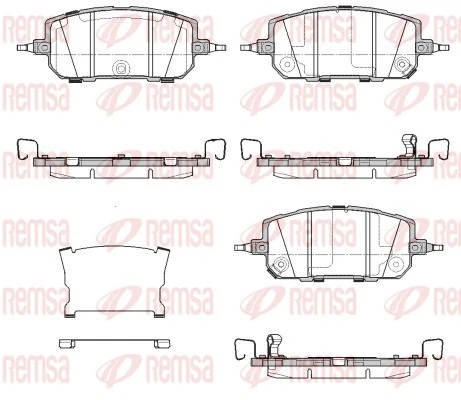 Купити L2Y626248 Mazda Колодки гальмівні передні, дискові