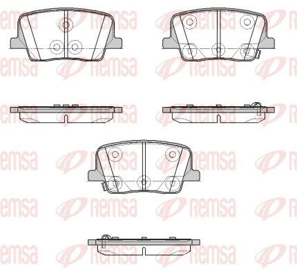 Задні гальмівні колодки Kraft 6018900 ціна, від 32.86 USD