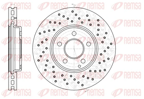 Диск переднього гальма Mercedes A2204211712 ціна, від 64.03 USD