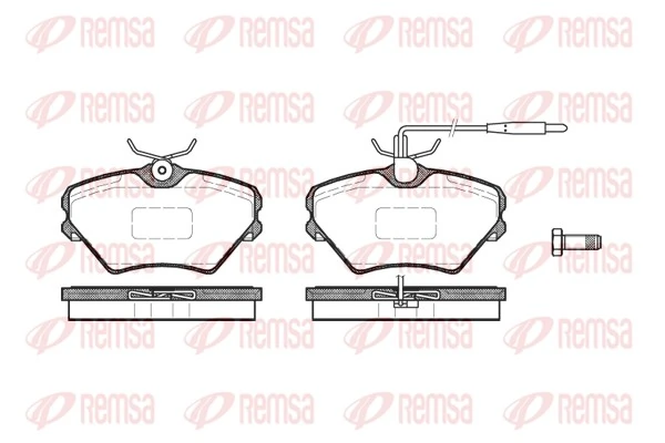 8671016709 Renault (RVI) Передні гальмівні колодки
