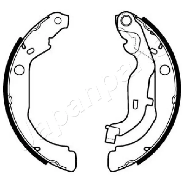 GF020AF Japan Parts Колодки гальмівні задні, барабанні