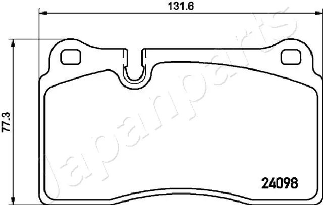 PA0933AF Japan Parts Передні гальмівні колодки