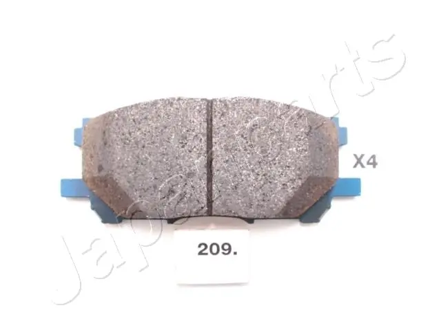 PA209AF Japan Parts Передні гальмівні колодки