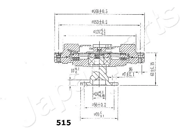 В'язкова муфта вентилятора Polcar SV5061S ціна, від 51.86 USD