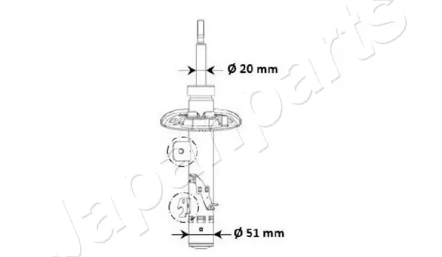 Амортизатор передній, правий Peugeot/Citroen 9820258280 ціна, від 64.58 USD
