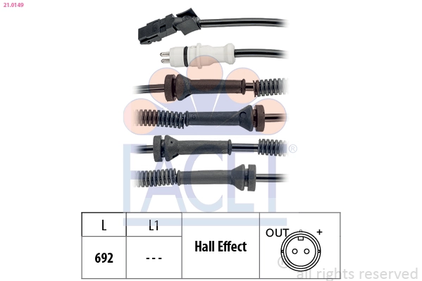 Датчик АБС на Renault Trafic II FL