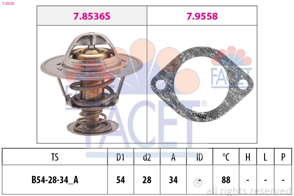 11622001 Fase Авто термостат