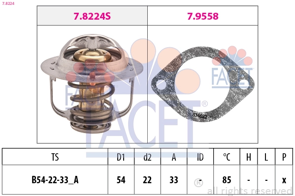 Автомобільний термостат Hans Pries (Topran) 205725CN5 ціна, від 8.08 USD