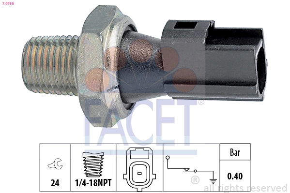 AJC118501 Mazda Датчик показника тиску масла