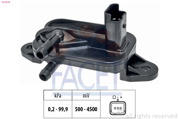 Датчик тиску вихлопних газів Magneti Marelli SPS008
