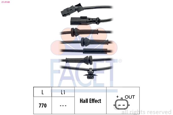 Датчик ABS передній Renault Kangoo II фургон (FW0) (2008 - 2021) ціна, від 19.11 USD