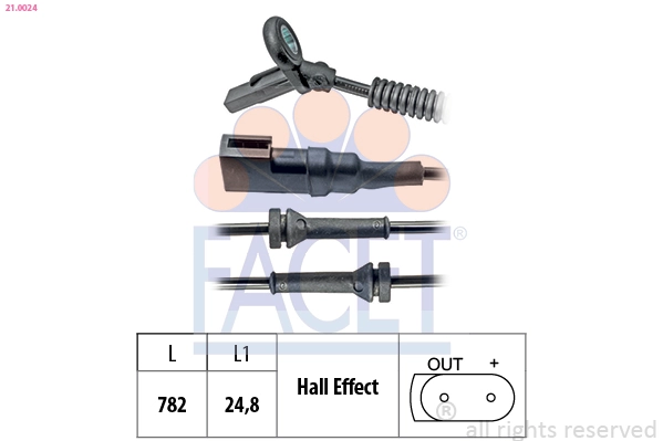 Датчик ABS передній Ford Fiesta Mk5 хетчбек (JH, JD) (2001 - 2008) ціна, від 9.63 USD