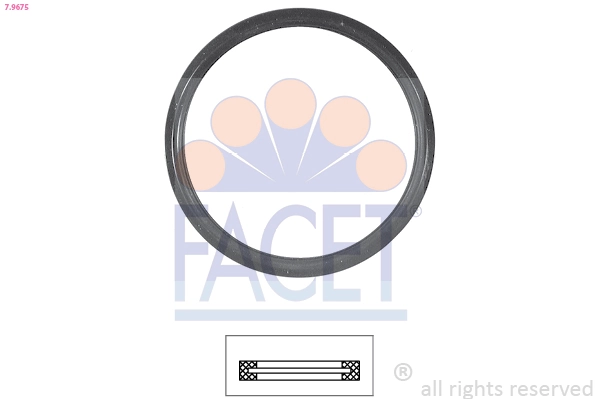 Прокладка термостата на Toyota Corolla  E9