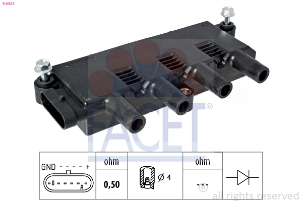 Купити Котушка запалювання Fiat Fiorino Qubo 225