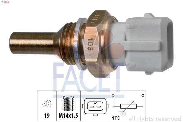 A0041532528 Mercedes Приймач покажчика температури води