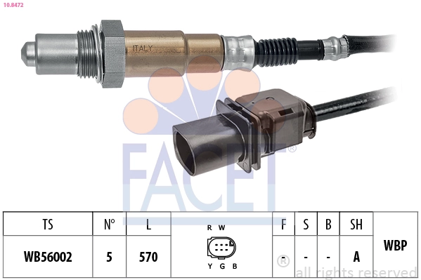 Лямбдазонд, датчик кисню до каталізатора Bosch 0258017015 ціна, від 25.34 USD