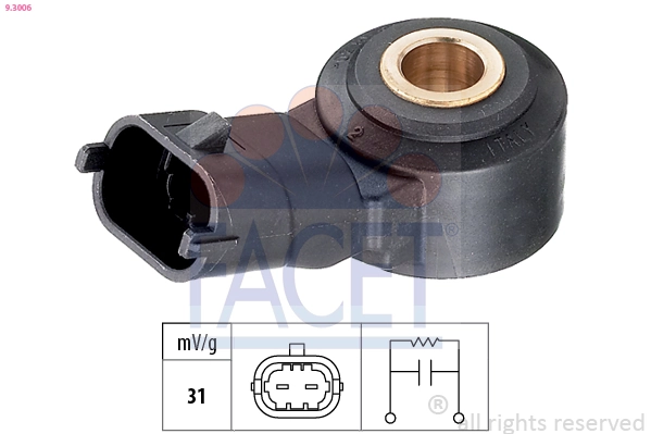 Датчик детонації Bosch 68070745AA ціна, від 11.40 USD