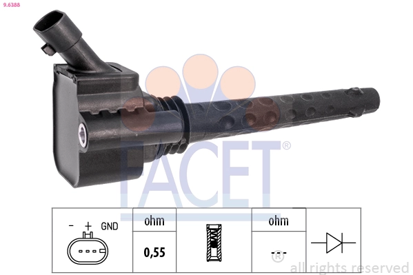 Котушка запалювання Huco 134076 ціна, від 31.15 USD