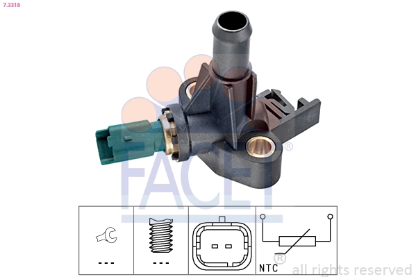 Термодатчик охолоджуючої рідини VALEO 700064 ціна, від 15.64 USD