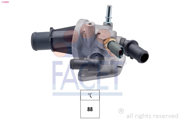 Купити 55224021 Chrysler Термостат в корпусі
