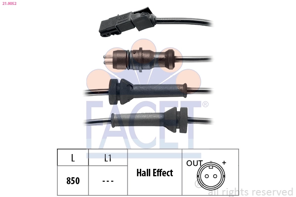MWSS073 Magneti Marelli Датчик АБС (ABS) задній