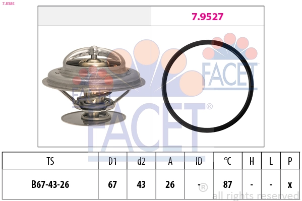 Автомобільний термостат Mercedes A0022037675 ціна, від 8.87 USD