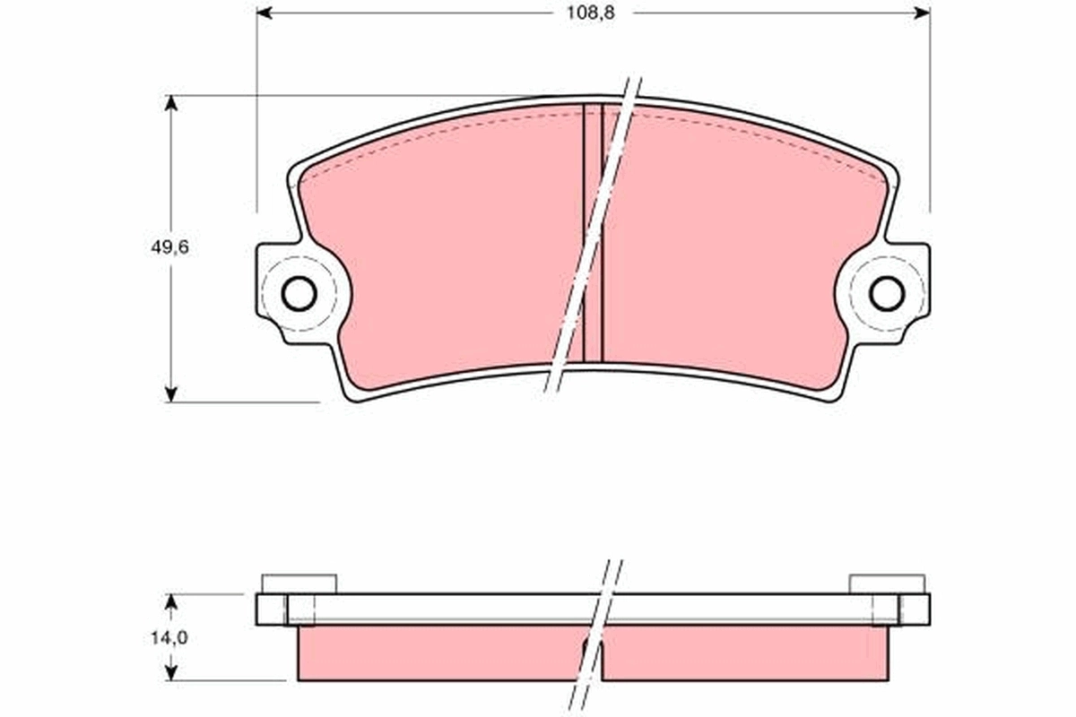 Передні тормозні колодки 7701202954 Renault (RVI)