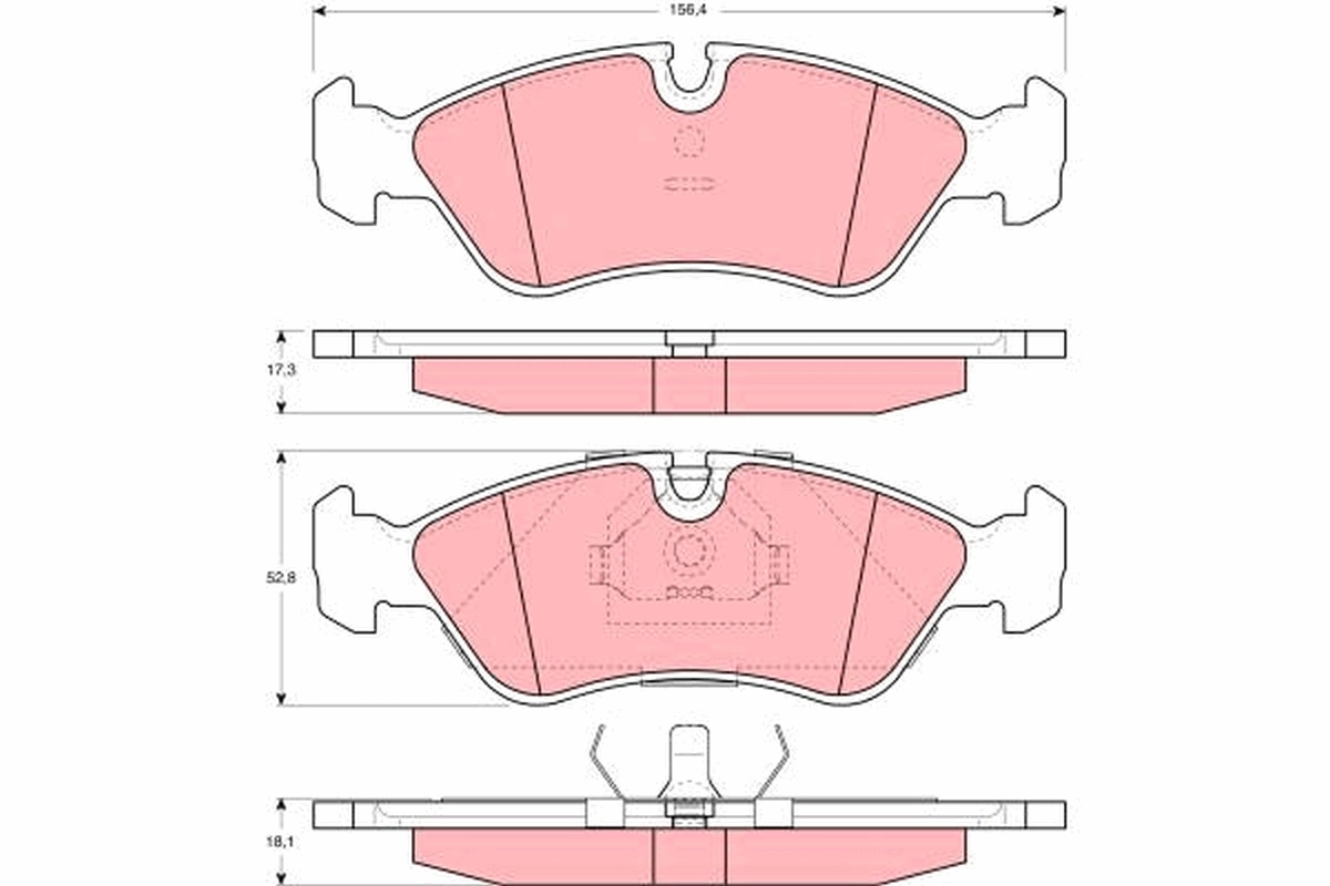 Купити Передні тормозні колодки Opel Astra F 51, 52, F35, M35