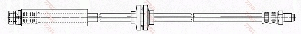 PHB506 TRW Шланг гальмівний задній