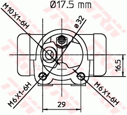 BWC247 TRW Робочий циліндр