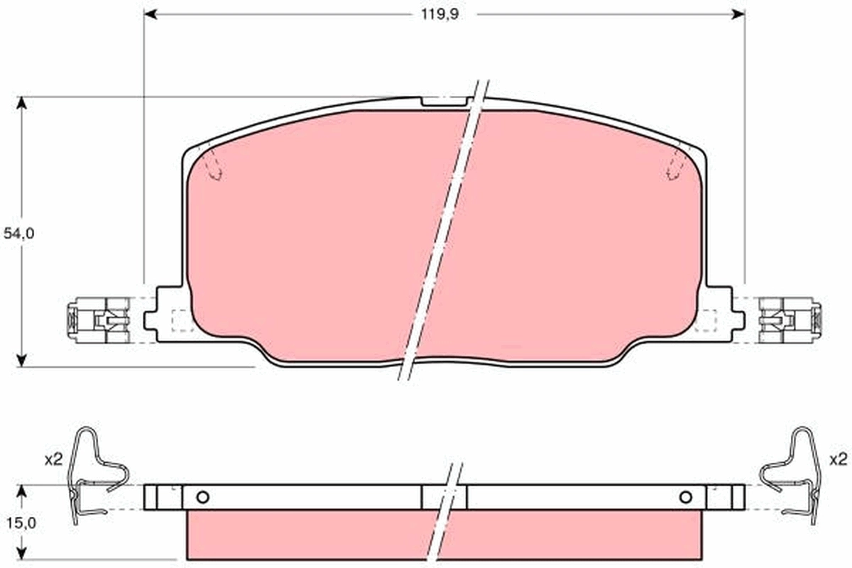 QF0037E Q-top Передні гальмівні колодки