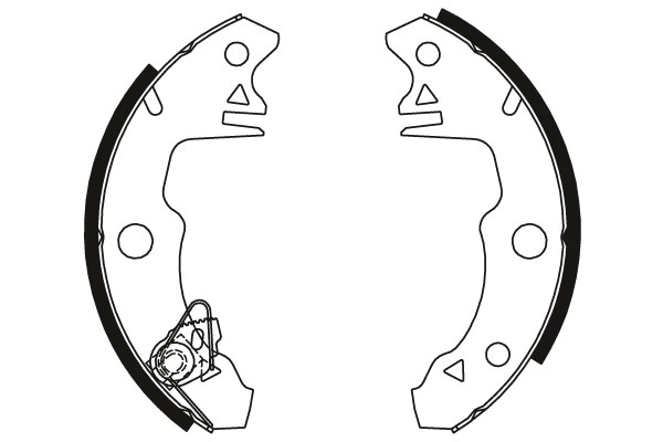424199 Peugeot/Citroen Колодки гальмівні задні, барабанні