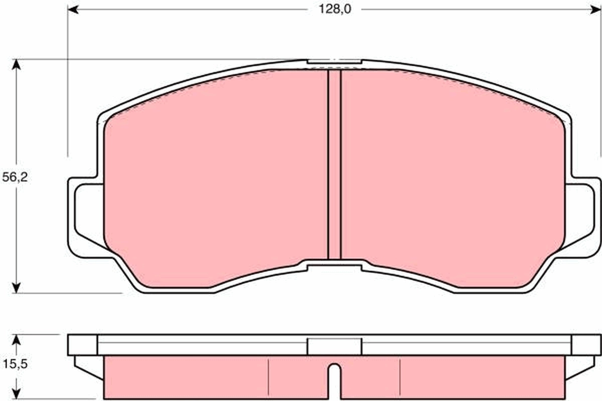 C15002 Kashiyama Передні гальмівні колодки
