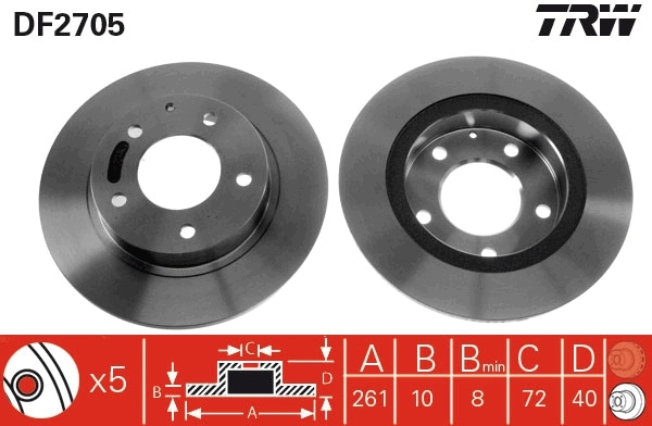 Купити 3415598 Ford Диск заднього гальма
