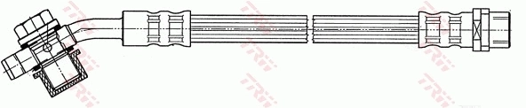 PHD543 TRW Шланг гальмівний задній
