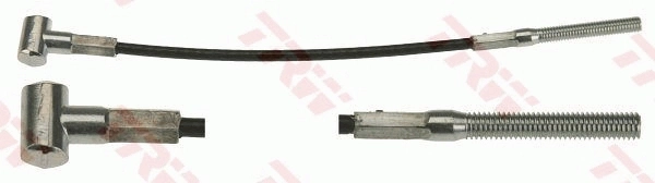 J3911024 Nipparts Трос ручного гальма передній