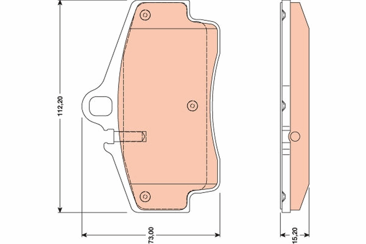 Купити Задні гальмівні колодки Porsche Boxster  987