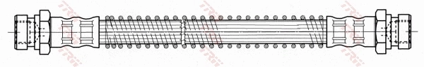 ST587381C000 SAT Шланг гальмівний задній, правий
