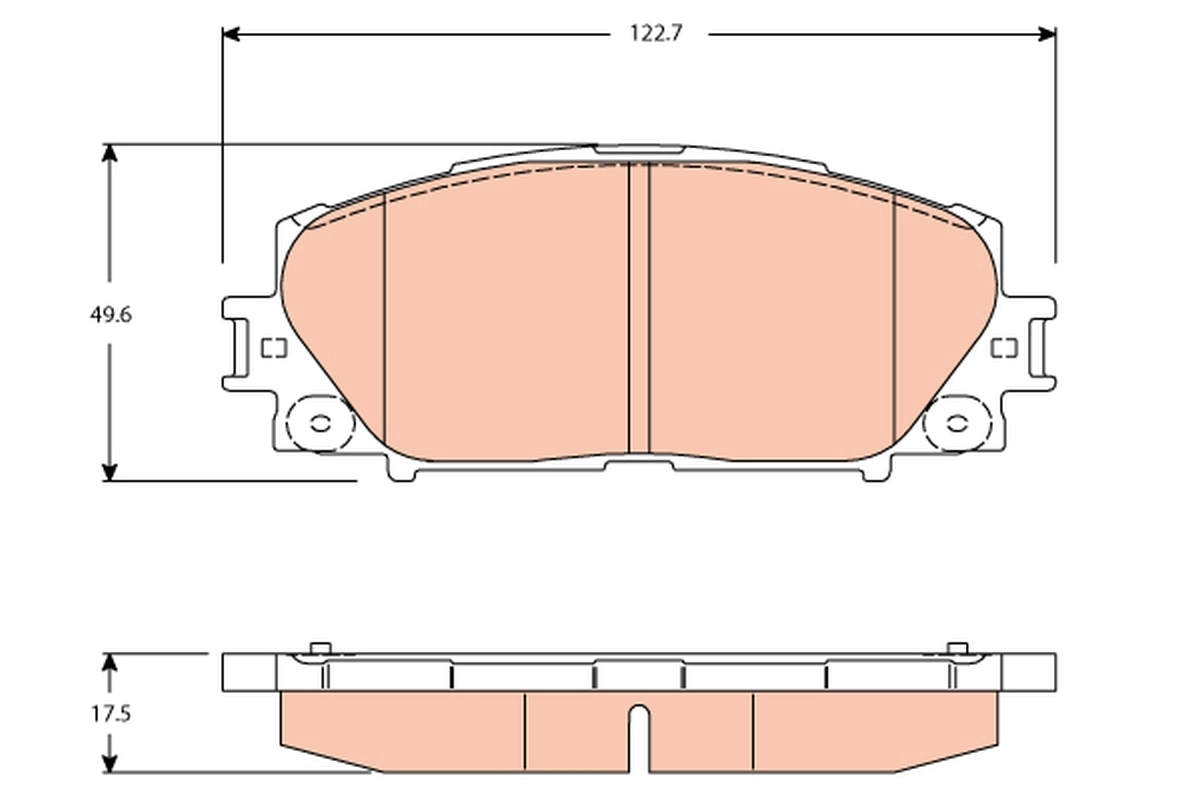 Гальмівні колодки Hankook Frixa FPE130 ціна, від 15.20 USD