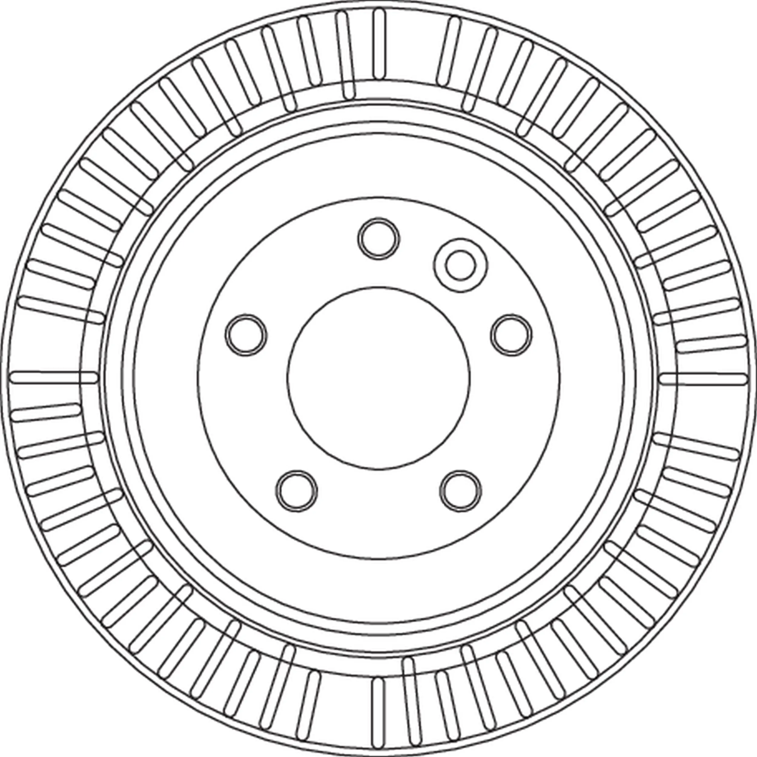 Диск гальмівний задній Land Rover Range Rover SPORT I