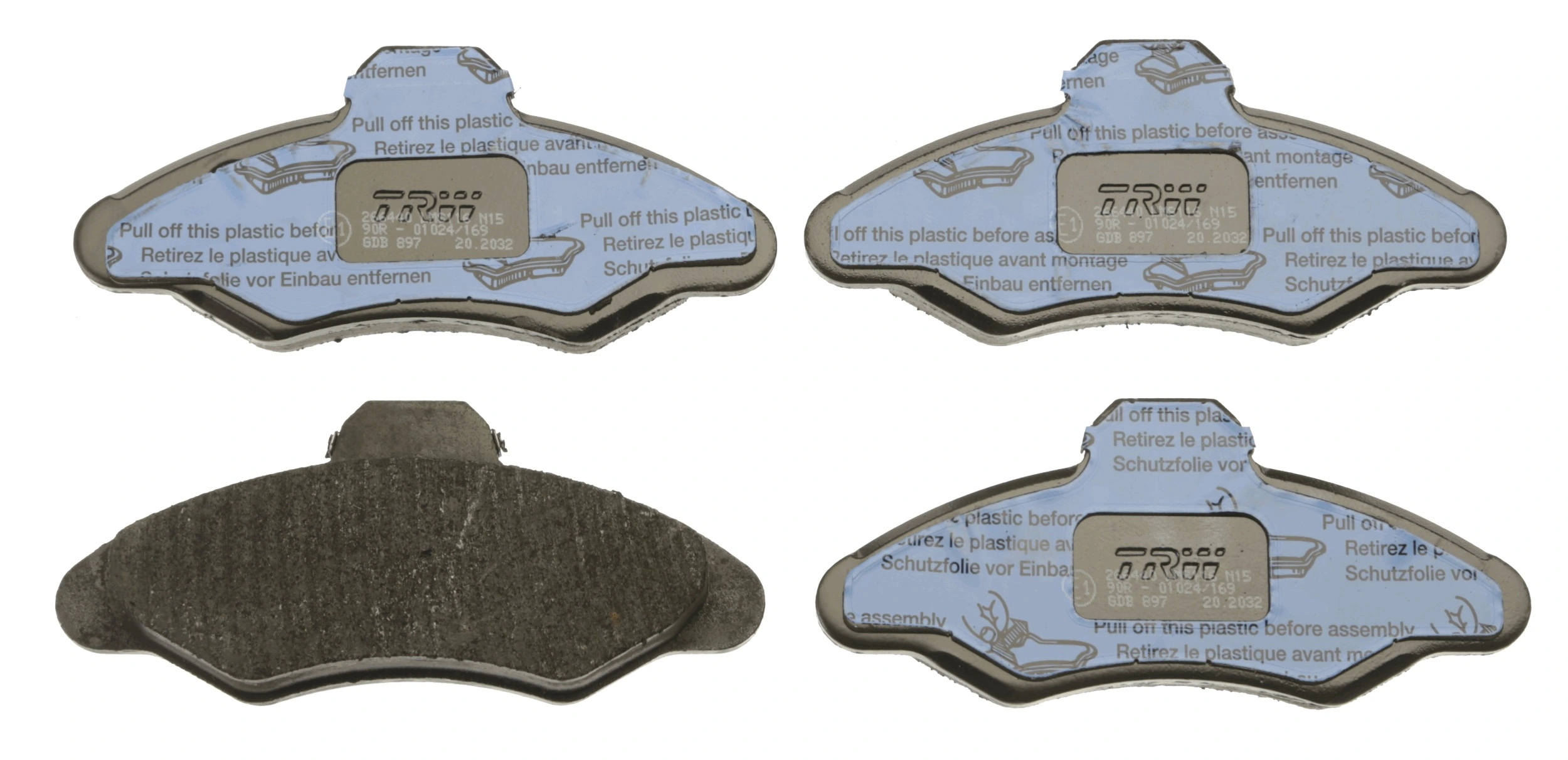 Передні тормозні колодки F1276 PSP