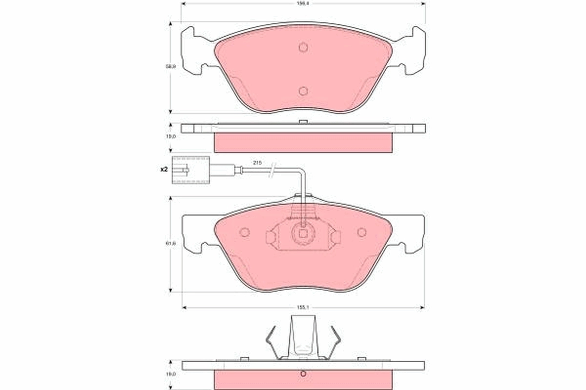 Купити PF0101 Magneti Marelli Колодки гальмівні передні, дискові