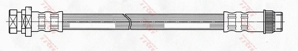 Шланг гальмівний задній K&K FT1169 ціна, від 6.03 USD