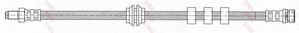 Шланг гальмівний передній DP Group BS4309 ціна, від 8.13 USD