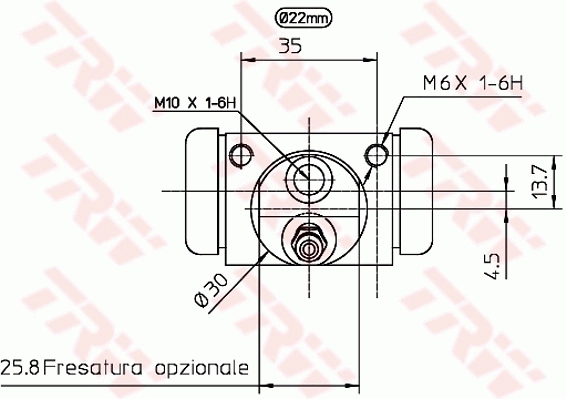 986475940 Bosch Циліндр гальмівний колісний/робітник, задній